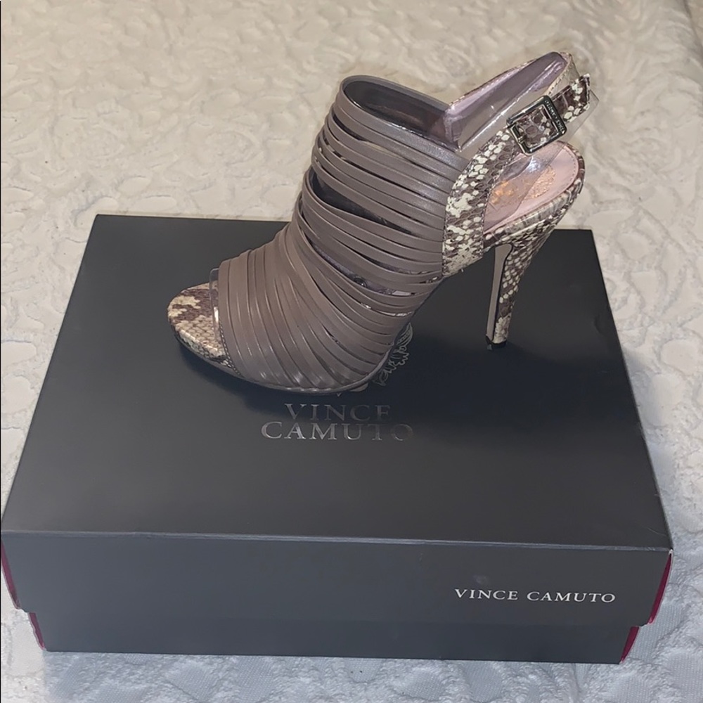 Vince Camuto Snake-skin Heels